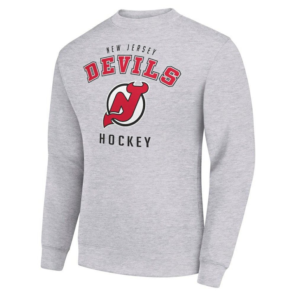 New Jersey Devils Men's Starter Team Logo Fleece Pullover Sweatshirt