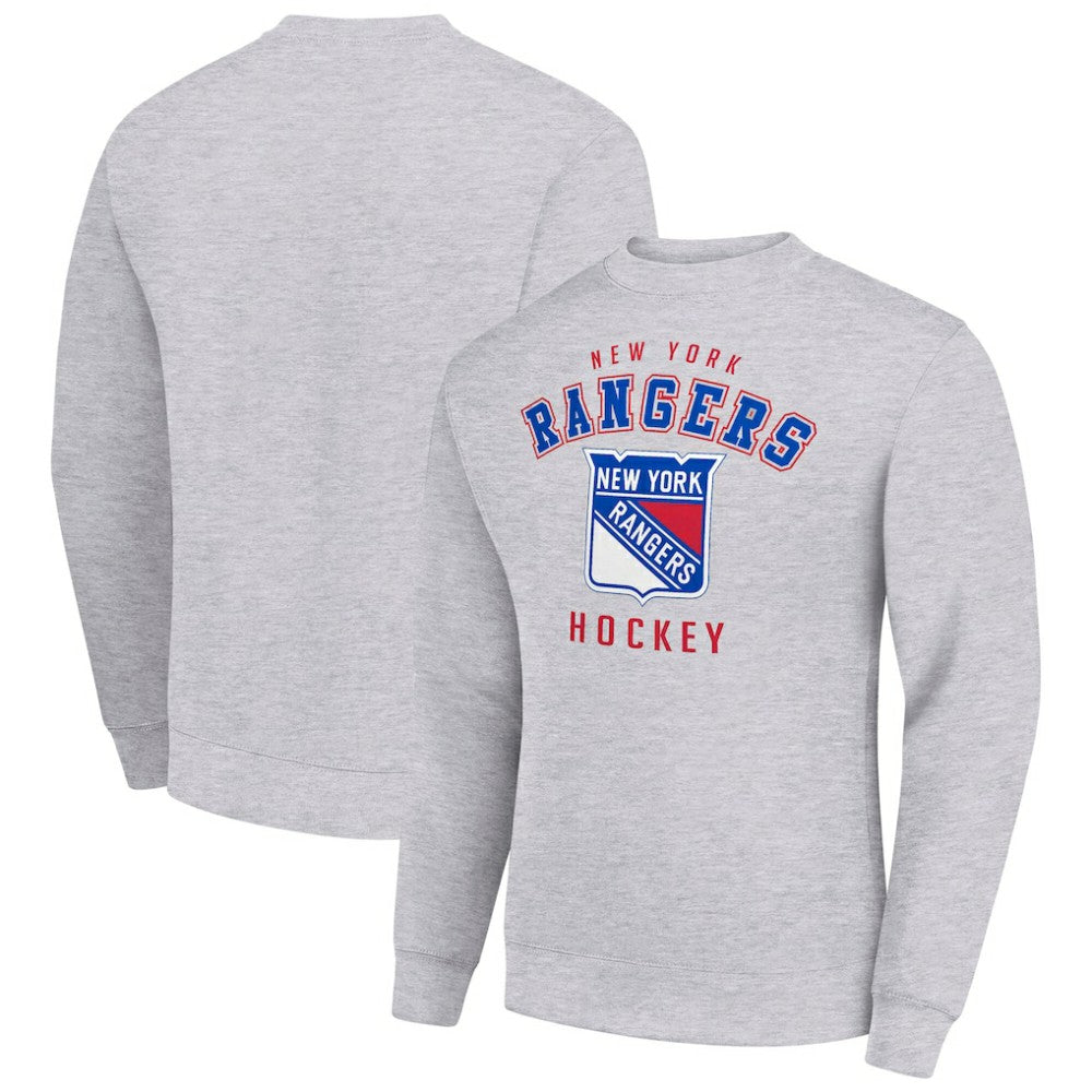 New York Rangers Men's Starter Team Logo Fleece Pullover Sweatshirt