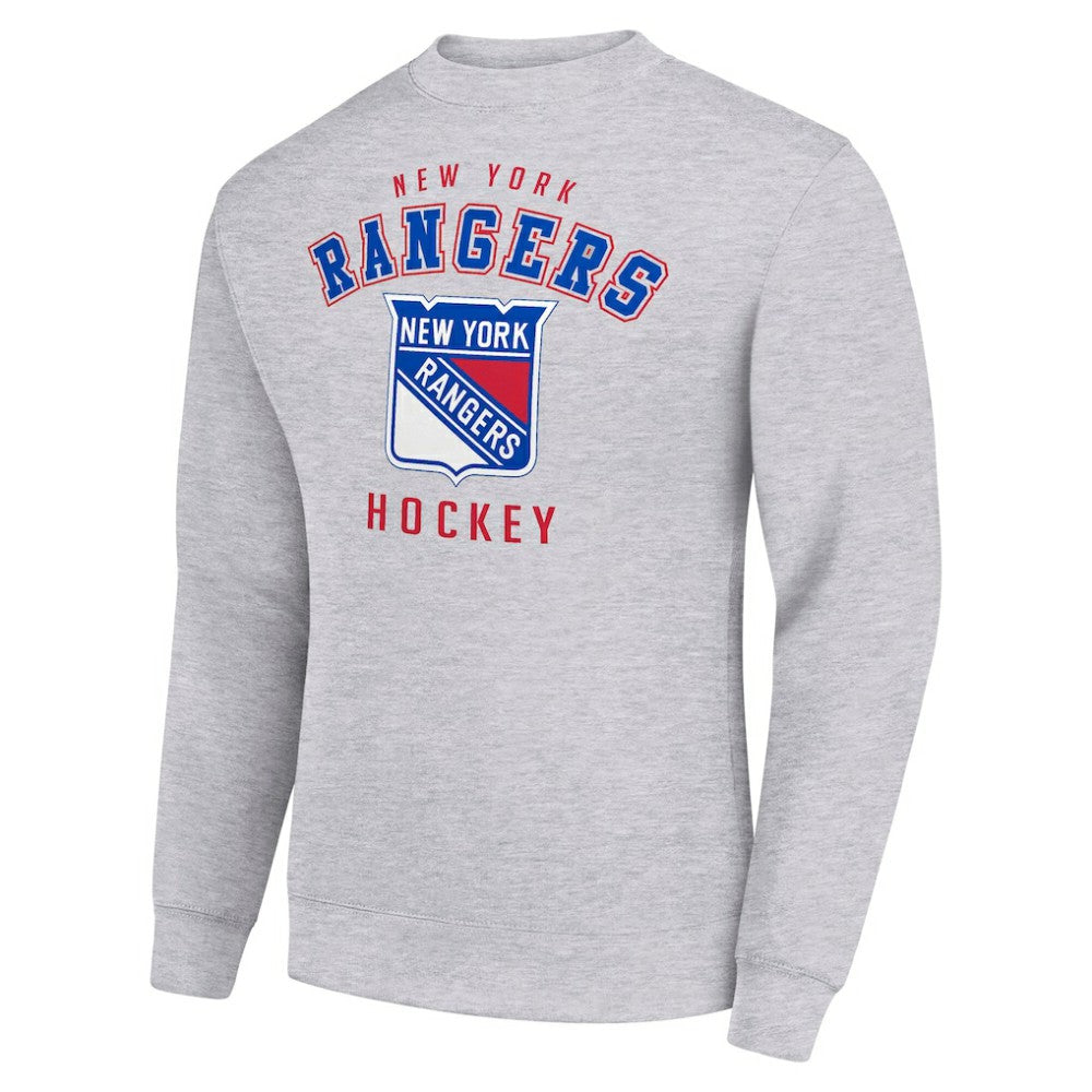 New York Rangers Men's Starter Team Logo Fleece Pullover Sweatshirt