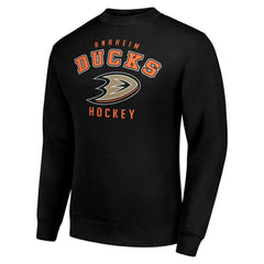 Anaheim Ducks Men's Starter Team Logo Fleece Pullover Sweatshirt