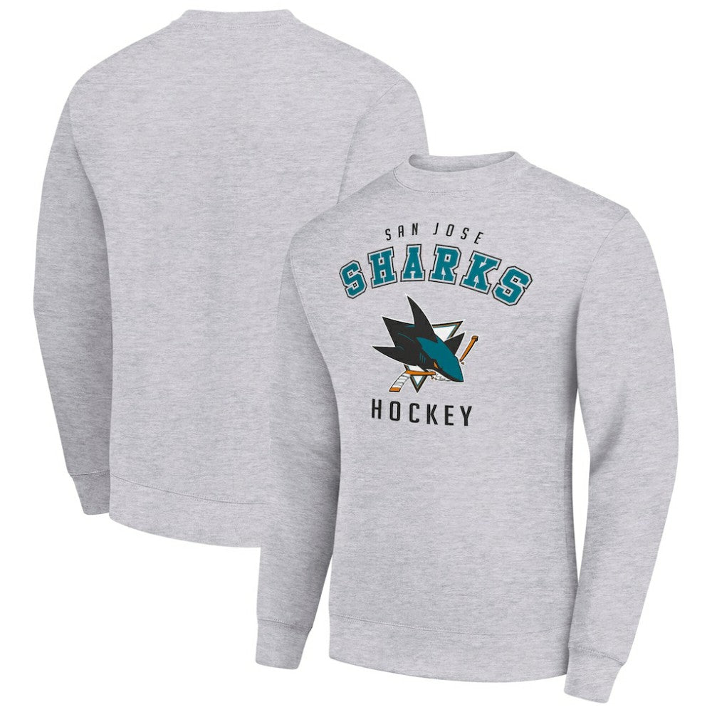 San Jose Sharks Men's Starter Team Logo Fleece Pullover Sweatshirt