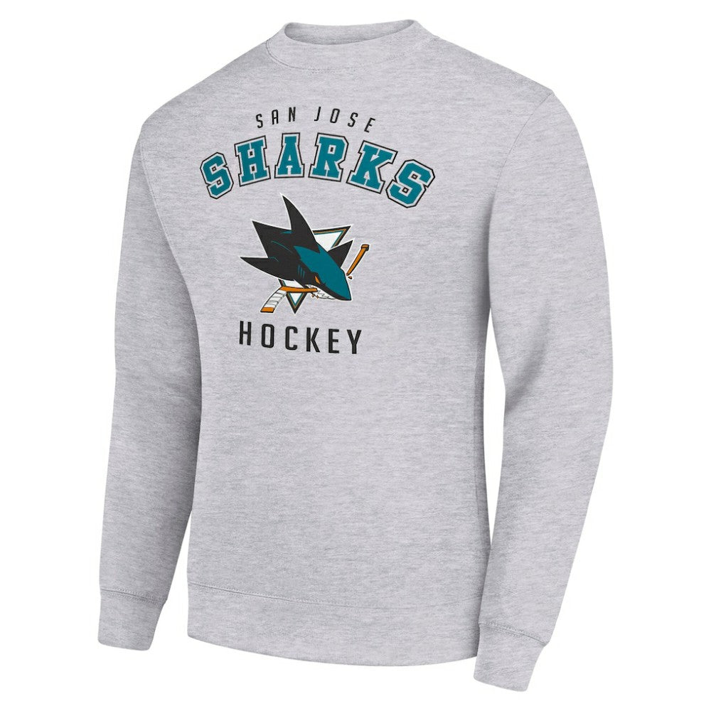 San Jose Sharks Men's Starter Team Logo Fleece Pullover Sweatshirt