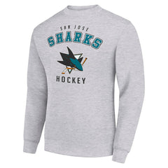 San Jose Sharks Men's Starter Team Logo Fleece Pullover Sweatshirt