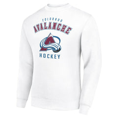 Colorado Avalanche Men's Starter Team Logo Fleece Pullover Sweatshirt