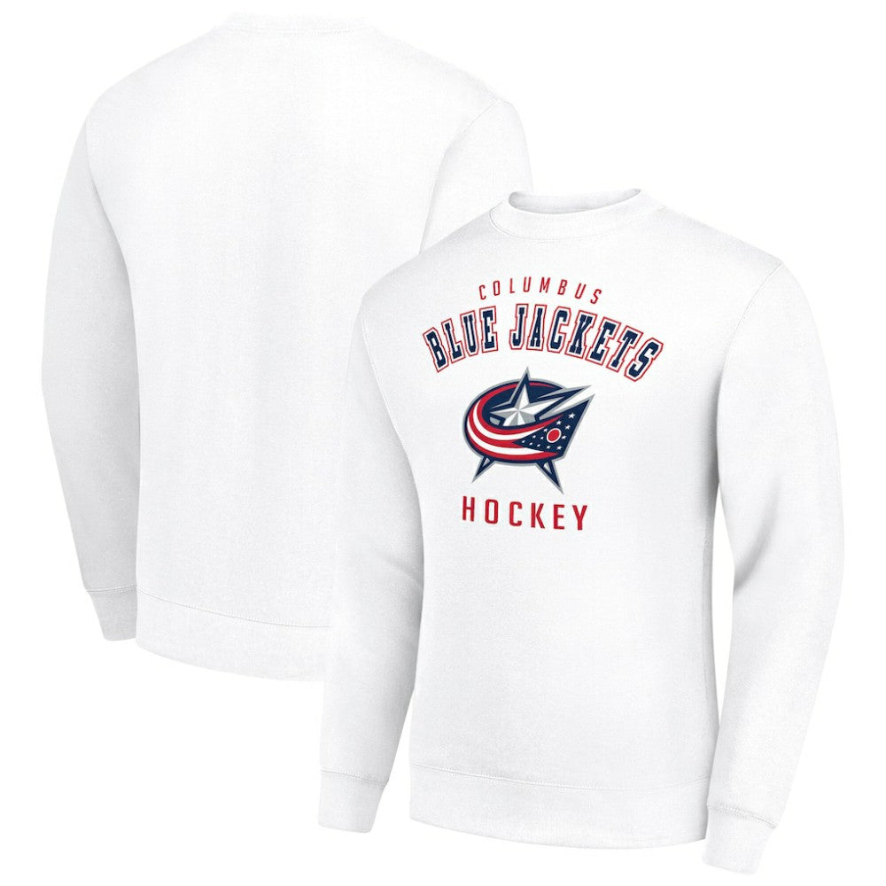 Columbus Blue Jackets Men's Starter Team Logo Fleece Pullover Sweatshirt