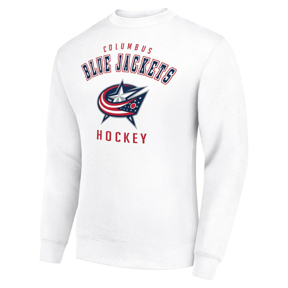 Columbus Blue Jackets Men's Starter Team Logo Fleece Pullover Sweatshirt