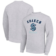 Seattle Kraken Men's Starter Team Logo Fleece Pullover Sweatshirt