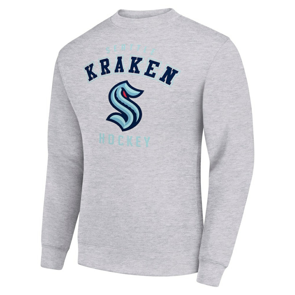 Seattle Kraken Men's Starter Team Logo Fleece Pullover Sweatshirt