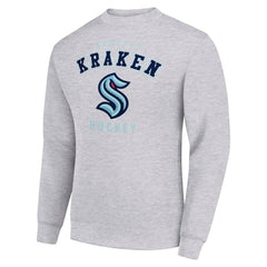 Seattle Kraken Men's Starter Team Logo Fleece Pullover Sweatshirt