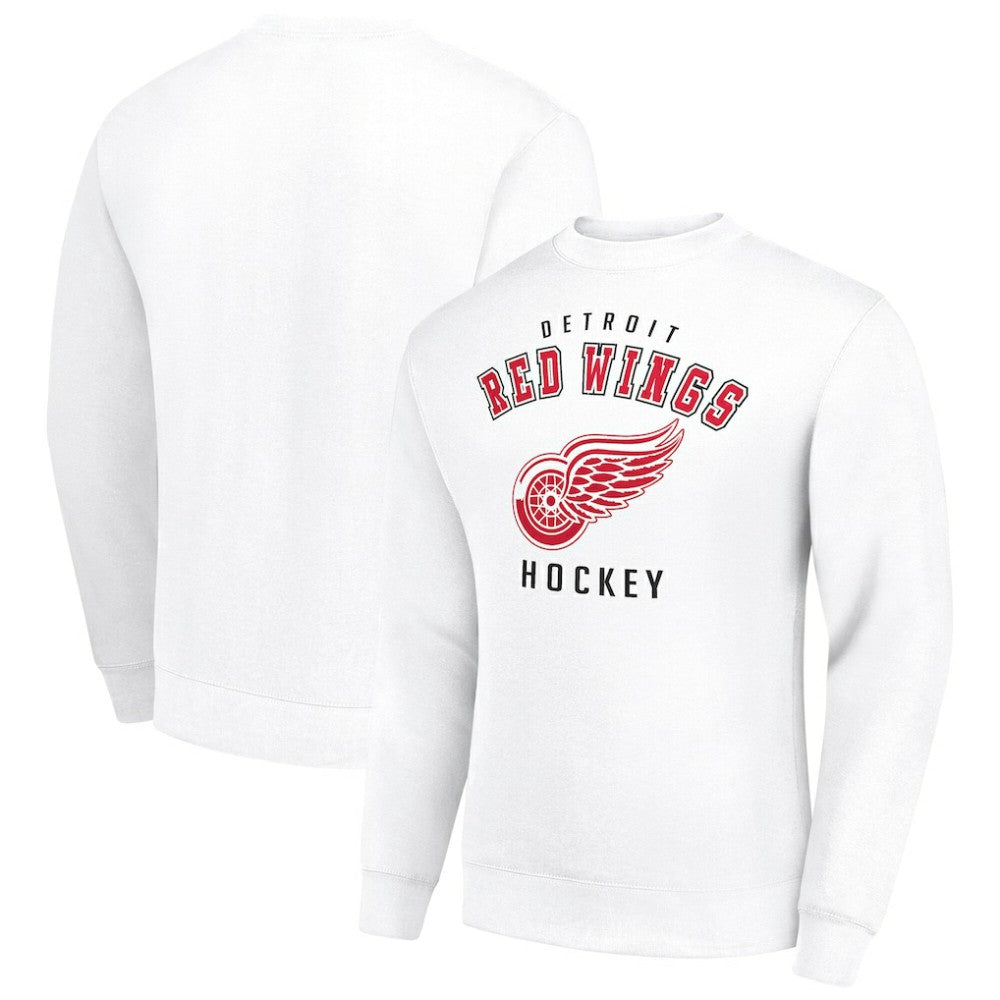 Detroit Red Wings Men's Starter Team Logo Fleece Pullover Sweatshirt