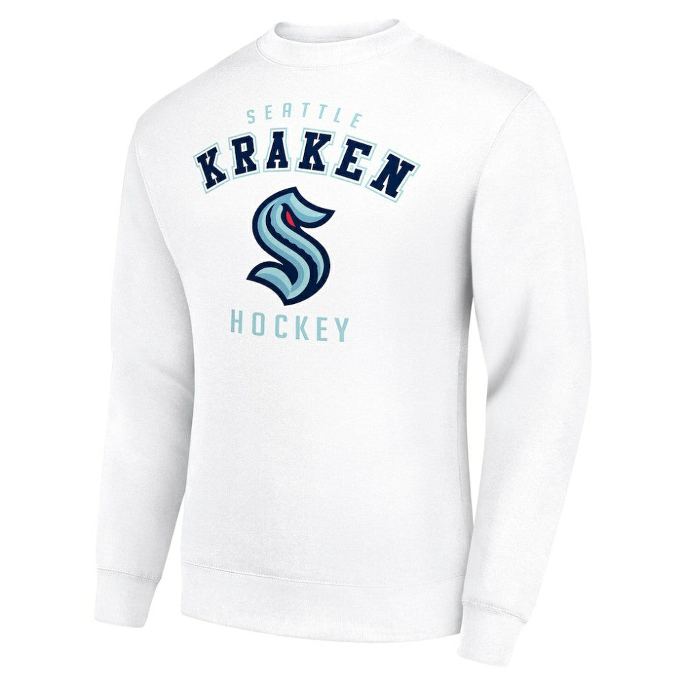 Seattle Kraken Men's Starter Team Logo Fleece Pullover Sweatshirt