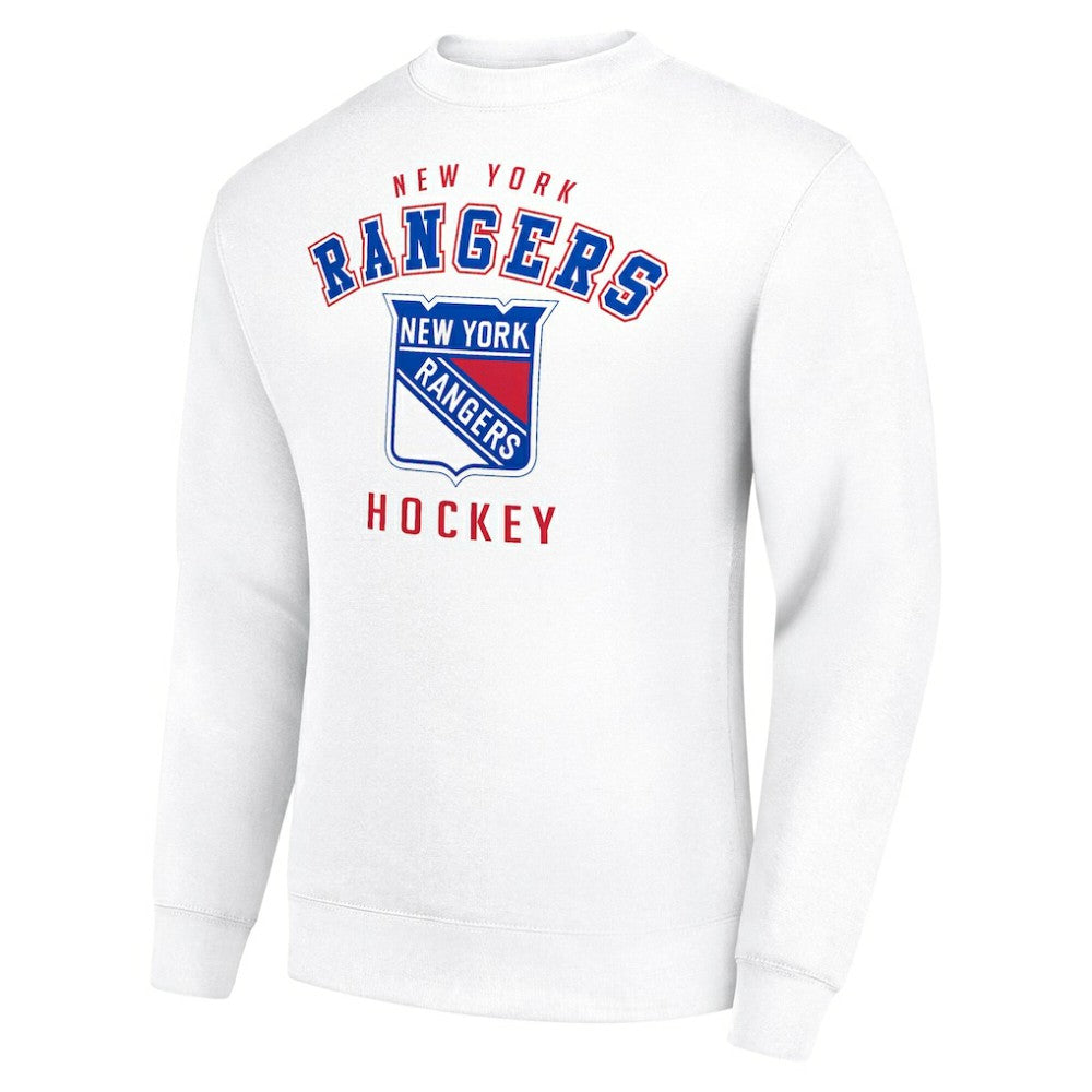 New York Rangers Men's Starter Team Logo Fleece Pullover Sweatshirt
