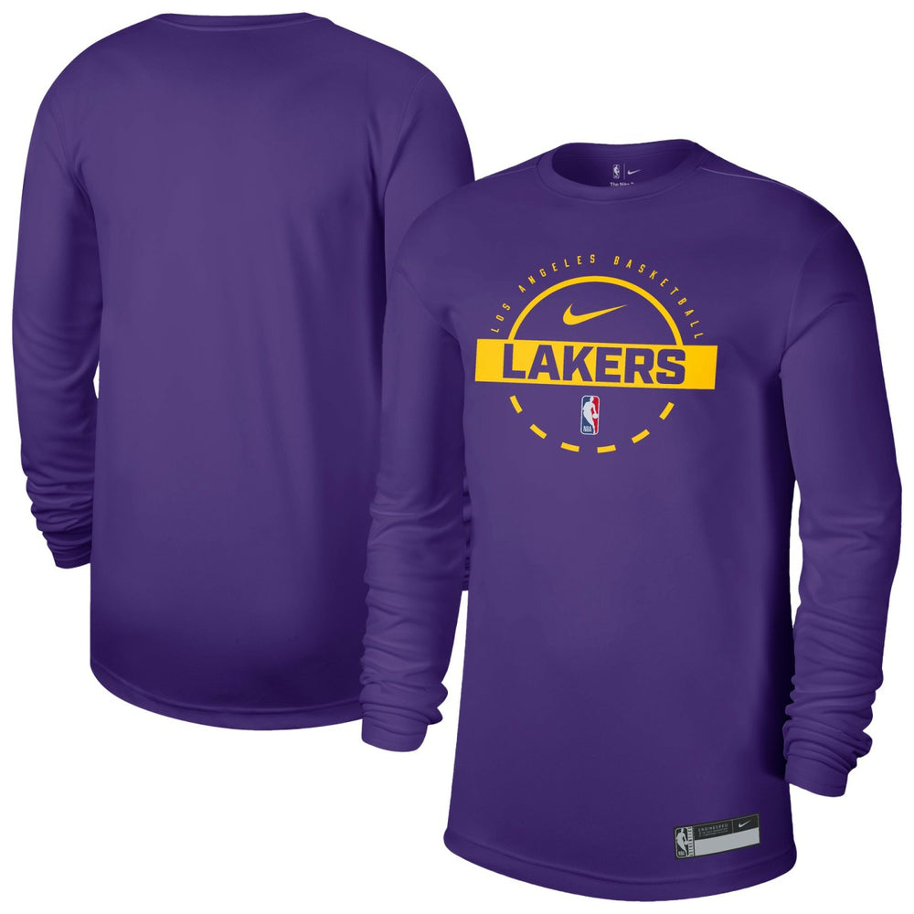 Los Angeles Lakers 2025/26 On-Court Flare Dri-FIT Practice Long Sleeve Tri-Blend T-Shirt - Purple | Nike cheap