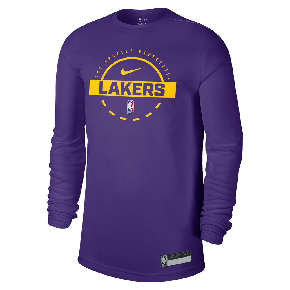 Los Angeles Lakers 2025/26 On-Court Flare Dri-FIT Practice Long Sleeve Tri-Blend T-Shirt - Purple | Nike cheap