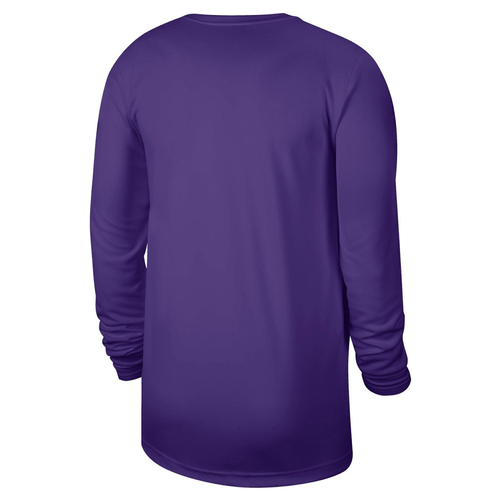 Los Angeles Lakers 2025/26 On-Court Flare Dri-FIT Practice Long Sleeve Tri-Blend T-Shirt - Purple | Nike cheap