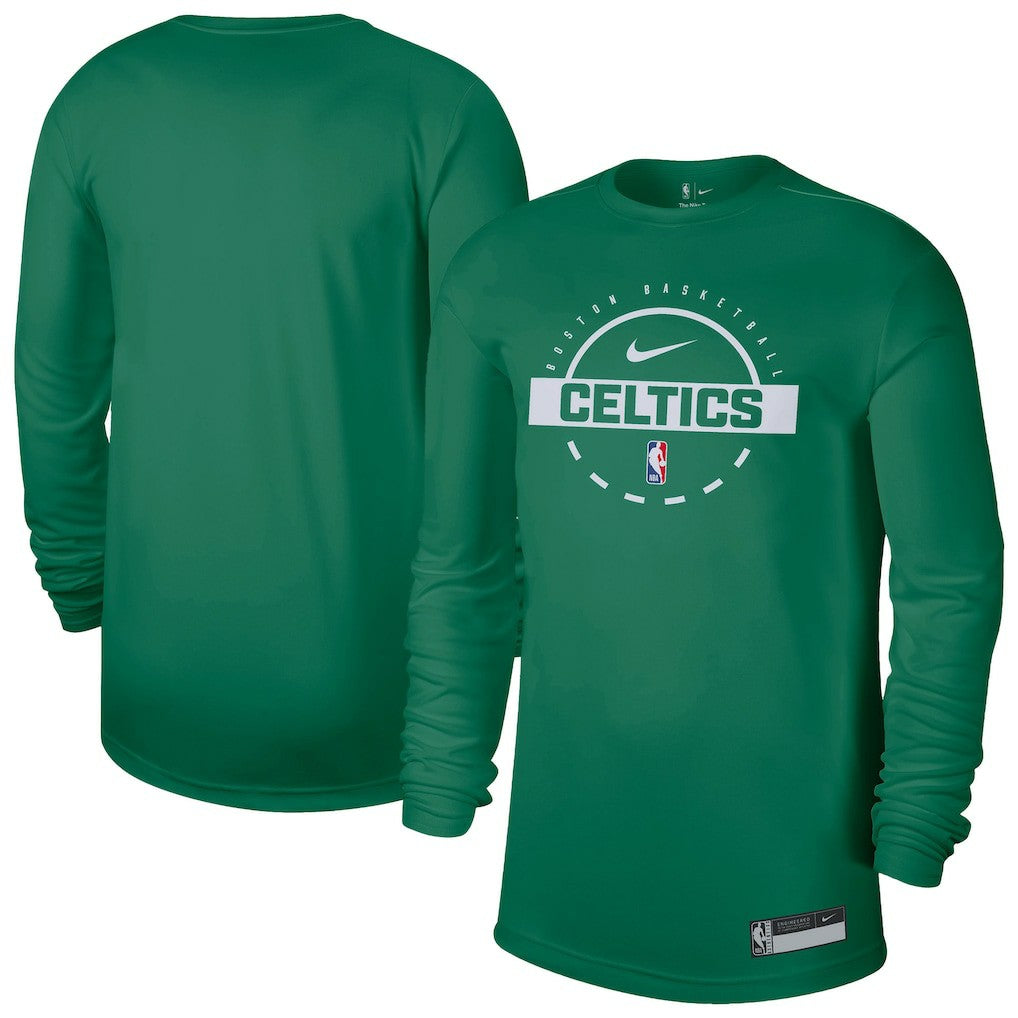Boston Celtics 2025/26 On-Court Flare Dri-FIT Practice Long Sleeve Tri-Blend T-Shirt - Kelly Green | Nike sale
