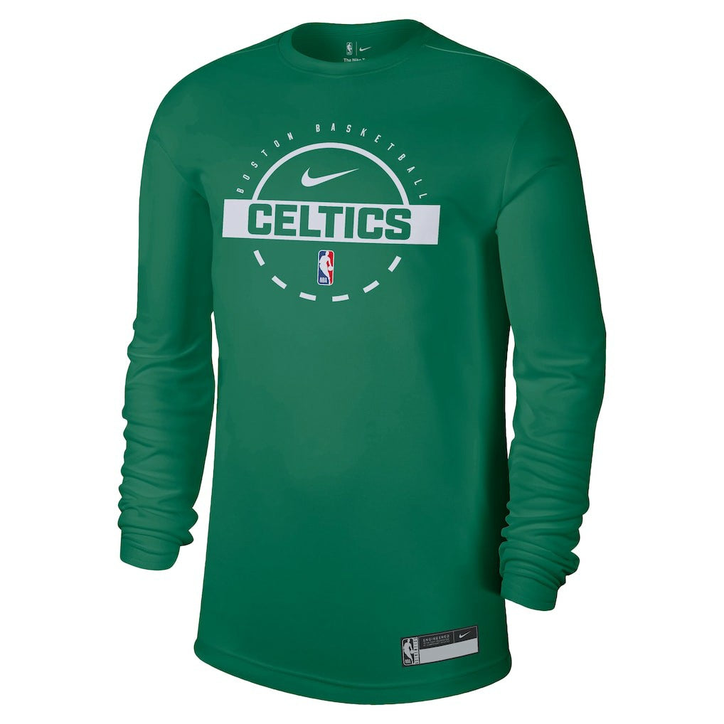 Boston Celtics 2025/26 On-Court Flare Dri-FIT Practice Long Sleeve Tri-Blend T-Shirt - Kelly Green | Nike sale