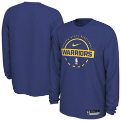 Golden State Warriors 2025/26 On-Court Flare Dri-FIT Practice Long Sleeve Tri-Blend T-Shirt sale - Royal | Nike for sale