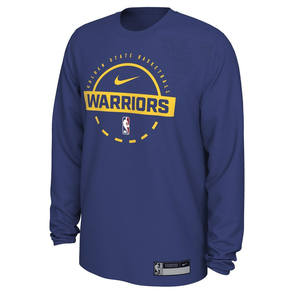 Golden State Warriors 2025/26 On-Court Flare Dri-FIT Practice Long Sleeve Tri-Blend T-Shirt sale - Royal | Nike for sale
