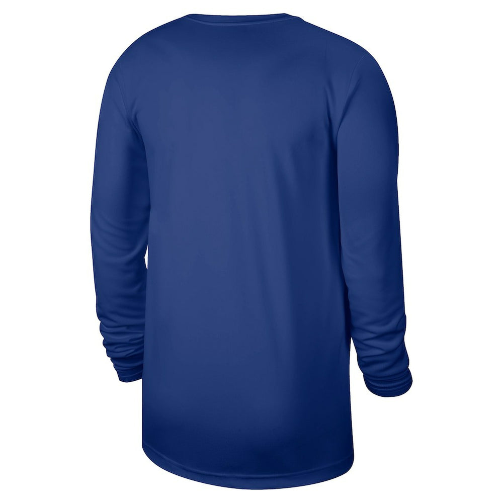 Philadelphia 76ers 2025/26 On-Court Flare Dri-FIT Practice Long Sleeve Tri-Blend T-Shirt - Royal | Nike sale