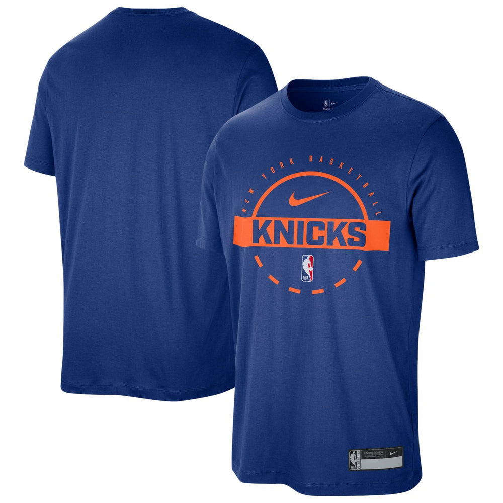 New York Knicks 2025/26 On-Court Flare Performance Practice T-Shirt - Blue | Nike discount