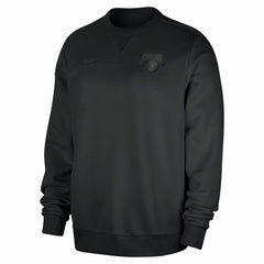 New York Knicks Authentic Standard Issue Travel Dri-FIT Sweatshirt - Black | Nike sale