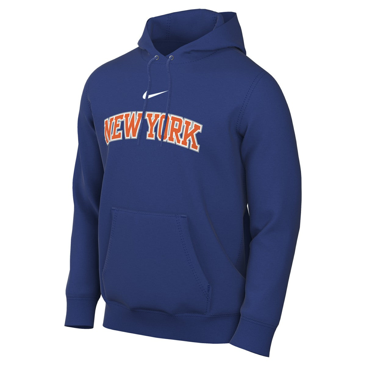 New York Knicks Sportswear Essential Wordmark Club Hoodie - Blue | Nike shop
