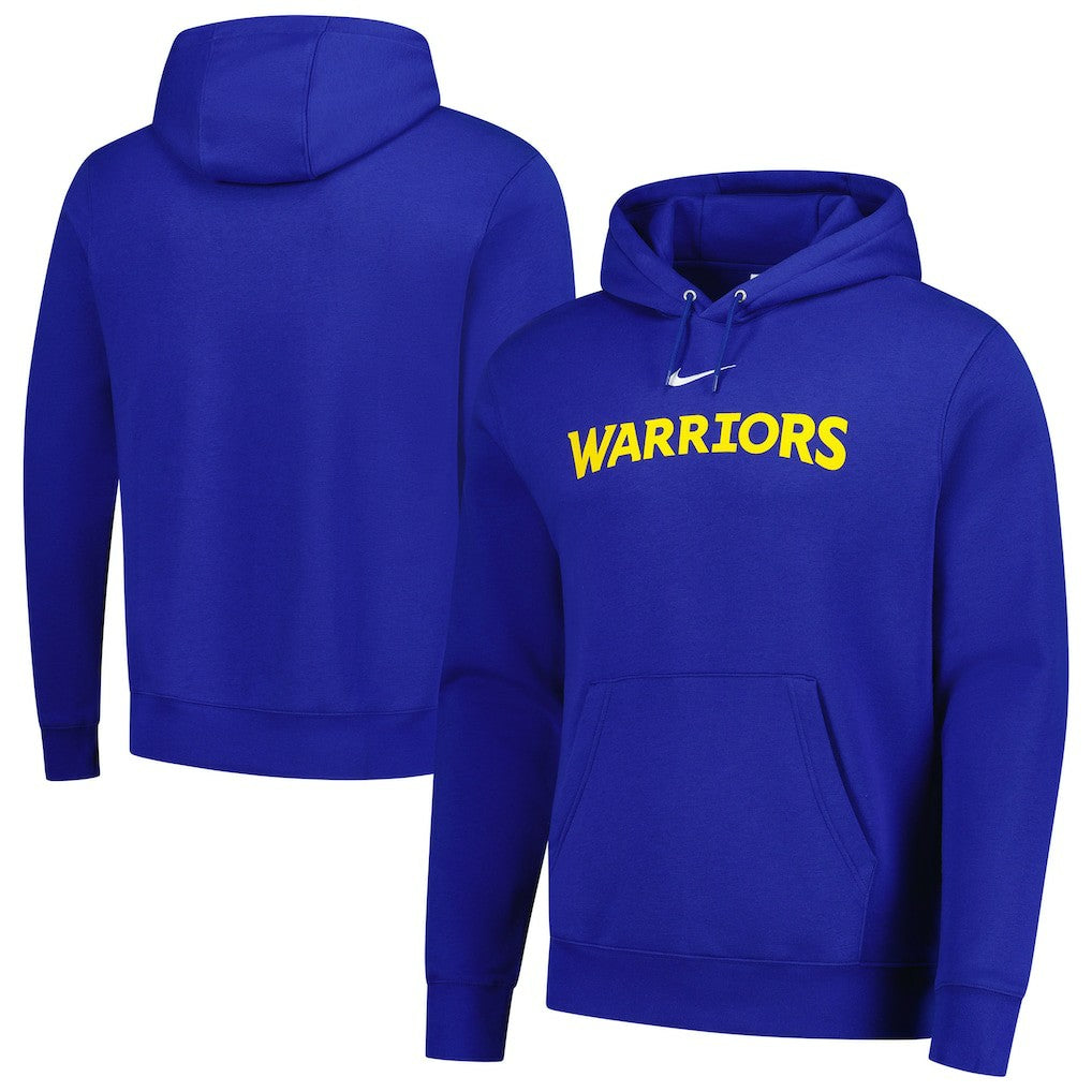 Golden State Warriors Sportswear Essential Wordmark Club Hoodie sale - Royal | Nike for sale