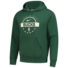 Milwaukee Bucks 2025/26 Authentic Practice Club Pullover Hoodie - Hunter Green | Nike sale
