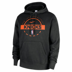 New York Knicks 2025/26 Authentic Practice Club Pullover Hoodie - Black | Nike on sale