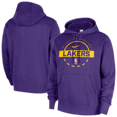 Los Angeles Lakers 2025/26 Authentic Practice Club Pullover Hoodie - Purple | Nike sale