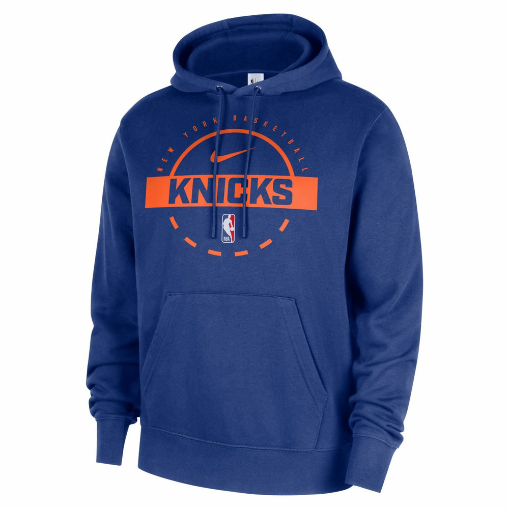 New York Knicks 2025/26 Authentic Practice Club Pullover Hoodie - Blue | Nike outlet