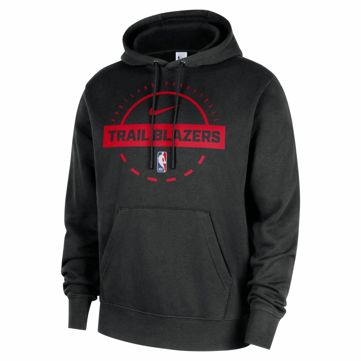 Portland Trail Blazers 2025/26 Authentic Practice Club Pullover Hoodie - Black | Nike cheap
