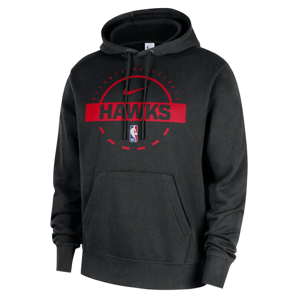 Atlanta Hawks 2025/26 Authentic Practice Club Pullover Hoodie - Black | Nike shop