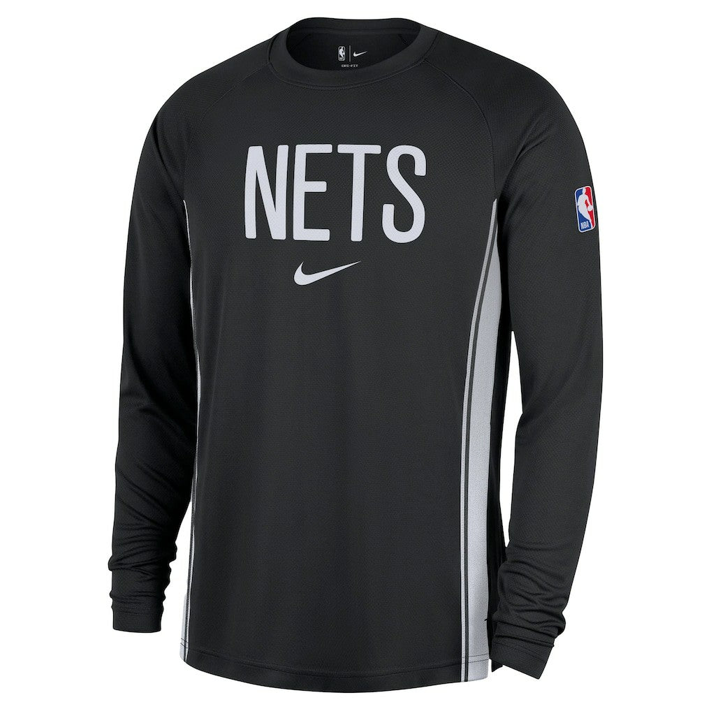 Brooklyn Nets 2025/26 Authentic Pre-Game Legend Dri-FIT Long Sleeve Shooting Shirt - Black | Nike shop