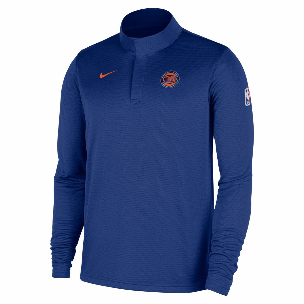 New York Knicks 2025/26 Authentic Coaches Quarter-Zip Dri-Fit Top - Blue | Nike for sale