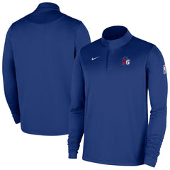 Philadelphia 76ers 2025/26 Authentic Coaches Quarter-Zip Dri-Fit Top - Royal | Nike shop