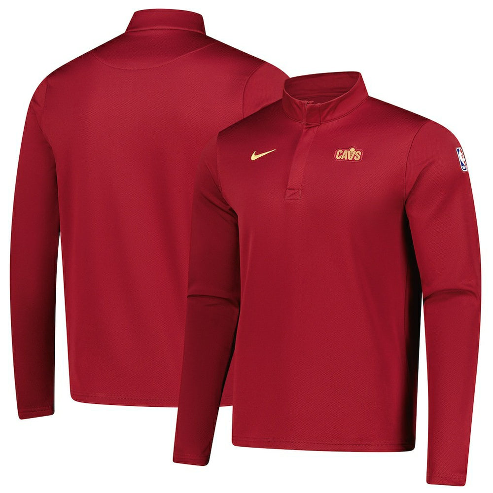 Cleveland Cavaliers 2025/26 Authentic Coaches Quarter-Zip Dri-Fit Top sale - Wine | Nike outlet
