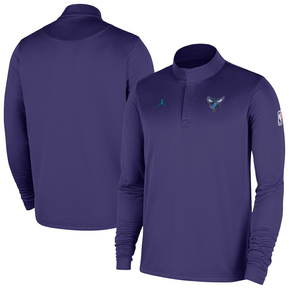 Charlotte Hornets 2025/26 Authentic Coaches Quarter-Zip Dri-Fit Top - Purple | Nike online