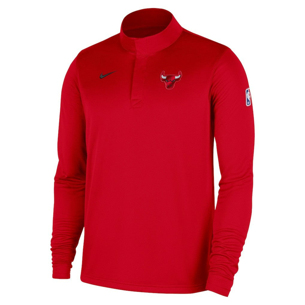 Chicago Bulls 2025/26 Authentic Coaches Quarter-Zip Dri-Fit Top - Red | Nike outlet