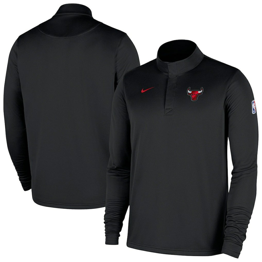 Chicago Bulls 2025/26 Authentic Coaches Quarter-Zip Dri-Fit Top - Black | Nike online