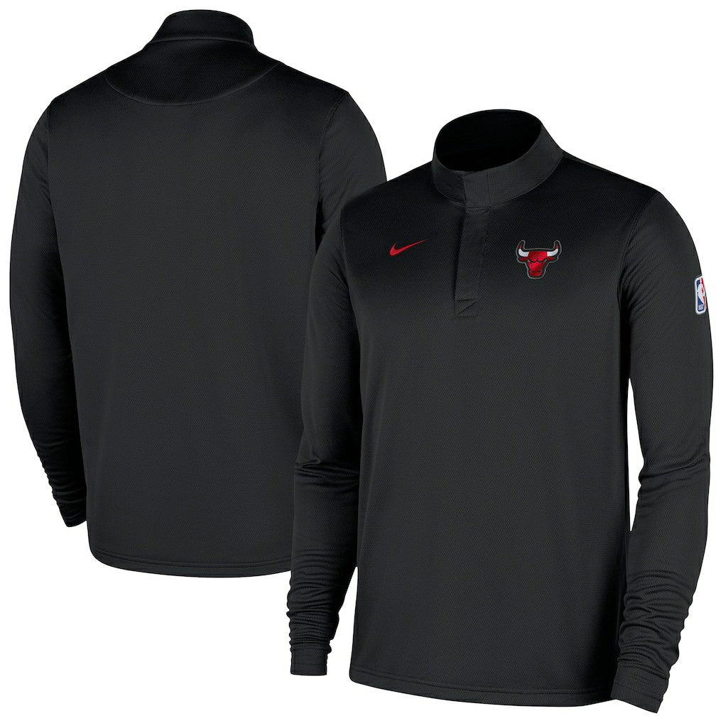 Chicago Bulls 2025/26 Authentic Coaches Quarter-Zip Dri-Fit Top - Black | Nike online