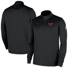 Chicago Bulls 2025/26 Authentic Coaches Quarter-Zip Dri-Fit Top - Black | Nike online
