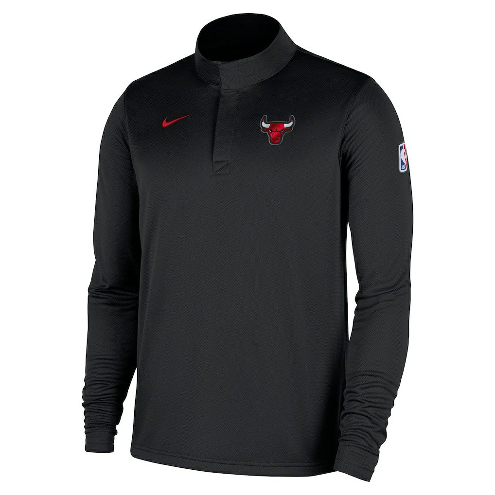 Chicago Bulls 2025/26 Authentic Coaches Quarter-Zip Dri-Fit Top - Black | Nike online