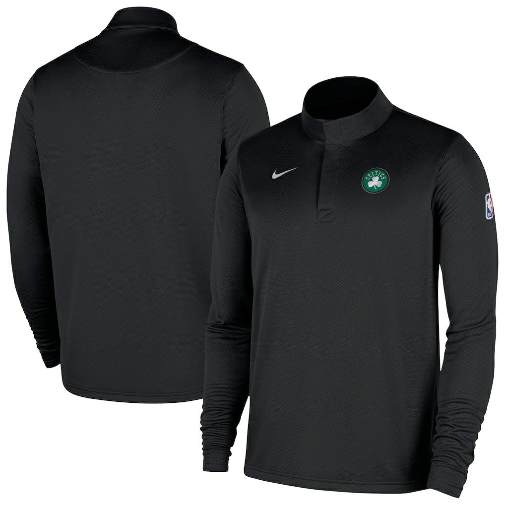 Boston Celtics 2025/26 Authentic Coaches Quarter-Zip Dri-Fit Top - Black | Nike cheap