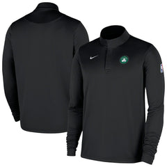 Boston Celtics 2025/26 Authentic Coaches Quarter-Zip Dri-Fit Top - Black | Nike cheap