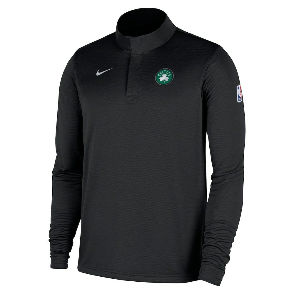 Boston Celtics 2025/26 Authentic Coaches Quarter-Zip Dri-Fit Top - Black | Nike cheap