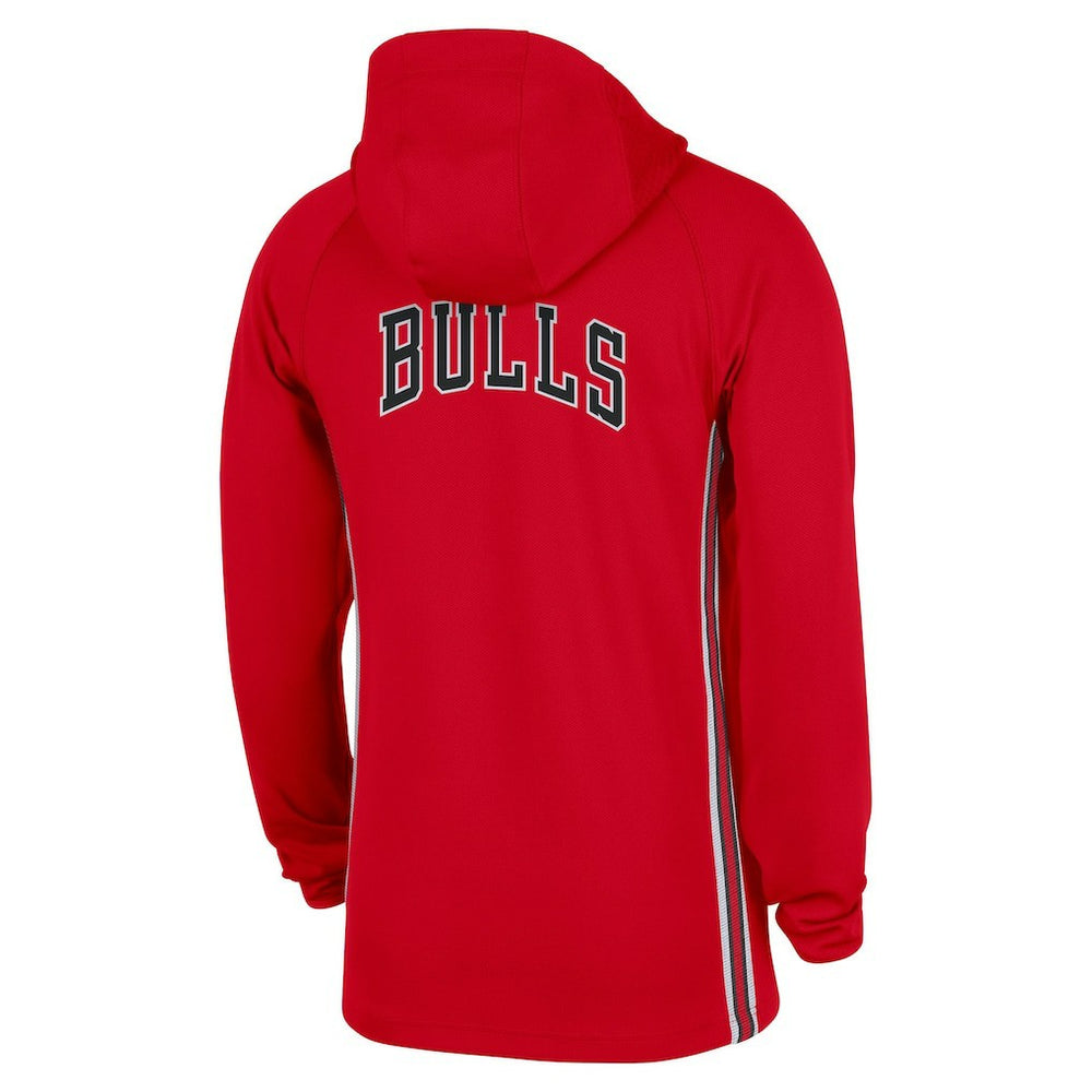 Chicago Bulls Authentic On Court Zone Quarter-Zip Dri-FIT Hoodie Jacket - Red | Nike outlet
