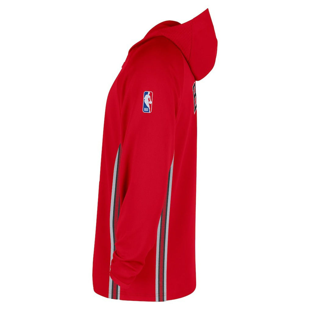 Chicago Bulls Authentic On Court Zone Quarter-Zip Dri-FIT Hoodie Jacket - Red | Nike outlet