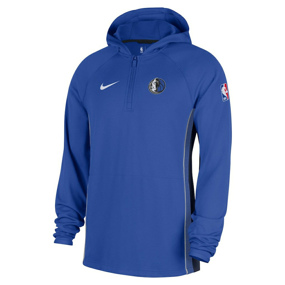 Dallas Mavericks Authentic On Court Zone Quarter-Zip Dri-FIT Hoodie Jacket sale - Royal | Nike discount